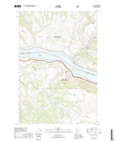 United States Geological Survey Lyle, WA (2020, 24000-Scale) digital map