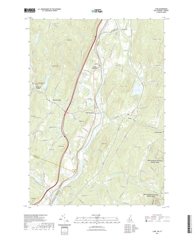 United States Geological Survey Lyme, NH (2021, 24000-Scale) digital map