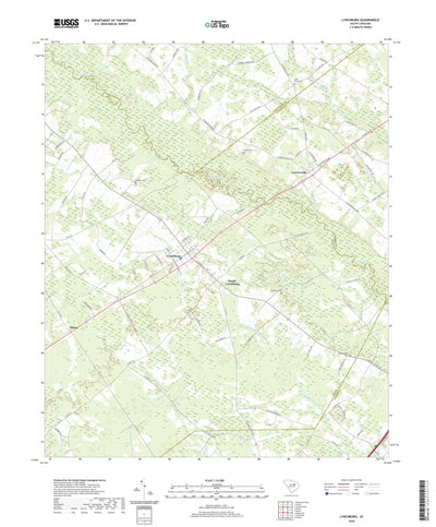 United States Geological Survey Lynchburg, SC (2020, 24000-Scale) digital map