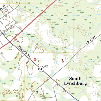 United States Geological Survey Lynchburg, SC (2020, 24000-Scale) digital map