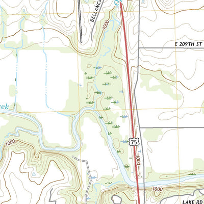 United States Geological Survey Lyndon NW, KS (2022, 24000-Scale) digital map