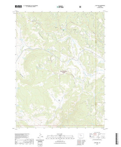 United States Geological Survey Lynx Pass, CO (2022, 24000-Scale) digital map