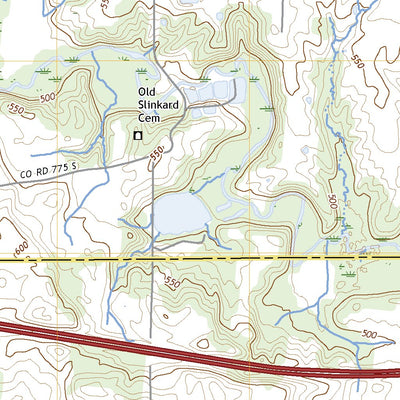 United States Geological Survey Lyons, IN (2022, 24000-Scale) digital map