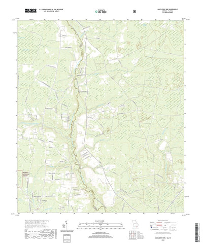 United States Geological Survey Macclenny NW, GA (2020, 24000-Scale) digital map