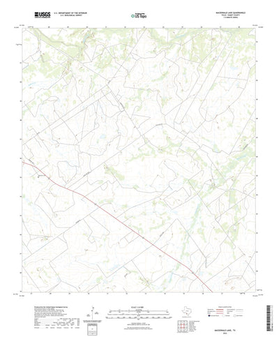 United States Geological Survey MacDonald Lake, TX (2022, 24000-Scale) digital map
