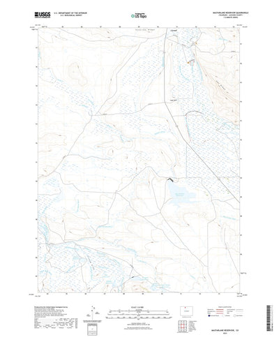 United States Geological Survey MacFarlane Reservoir, CO (2022, 24000-Scale) digital map