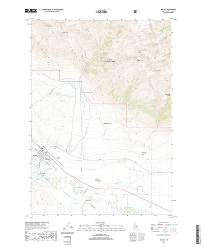 United States Geological Survey Mackay, ID (2020, 24000-Scale) digital map