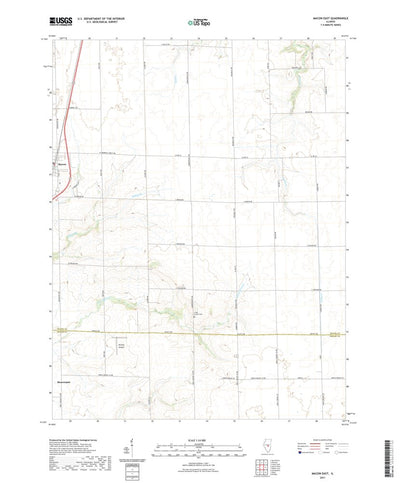 United States Geological Survey Macon East, IL (2021, 24000-Scale) digital map