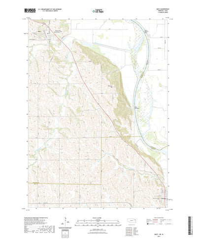 United States Geological Survey Macy, NE (2021, 24000-Scale) digital map