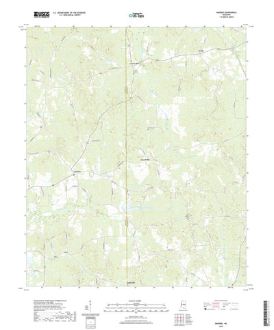 United States Geological Survey Madden, MS (2020, 24000-Scale) digital map