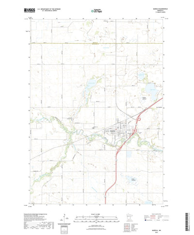 United States Geological Survey Madelia, MN (2022, 24000-Scale) digital map