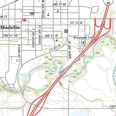 United States Geological Survey Madelia, MN (2022, 24000-Scale) digital map
