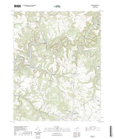 United States Geological Survey Madrid, KY (2022, 24000-Scale) digital map