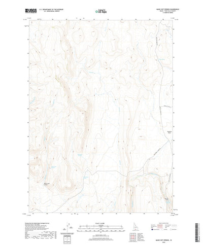 United States Geological Survey Magic Hot Springs, ID (2020, 24000-Scale) digital map