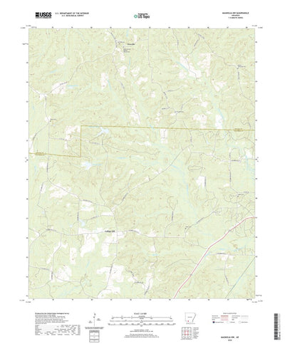 United States Geological Survey Magnolia NW, AR (2020, 24000-Scale) digital map
