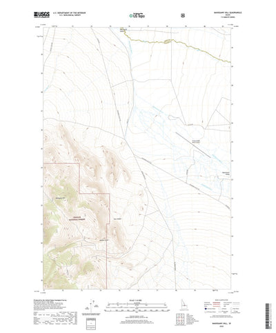 United States Geological Survey Mahogany Hill, ID (2020, 24000-Scale) digital map
