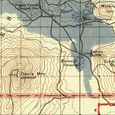 United States Geological Survey Maiden Peak, OR (1934, 125000-Scale) digital map