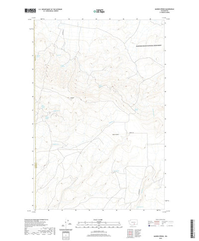 United States Geological Survey Maiden Spring, WA (2020, 24000-Scale) digital map