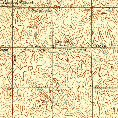 United States Geological Survey Maitland, MO (1926, 62500-Scale) digital map