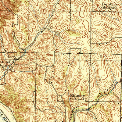 United States Geological Survey Maitland, MO (1926, 62500-Scale) digital map