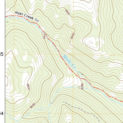 United States Geological Survey Maki Creek, WY (2021, 24000-Scale) digital map