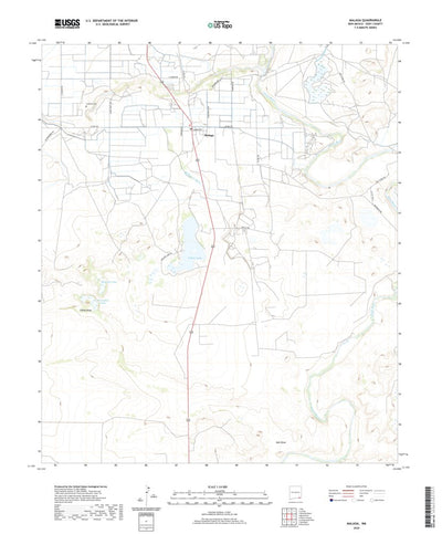 United States Geological Survey Malaga, NM (2020, 24000-Scale) digital map
