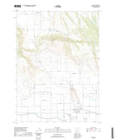 United States Geological Survey Malin, OR (2020, 24000-Scale) digital map