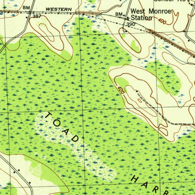 United States Geological Survey Mallory, NY (1943, 31680-Scale) digital map