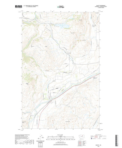 United States Geological Survey Malott, WA (2020, 24000-Scale) digital map