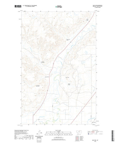 United States Geological Survey Malta NE, MT (2020, 24000-Scale) digital map