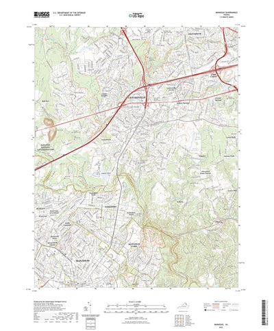 United States Geological Survey Manassas, VA (2022, 24000-Scale) digital map