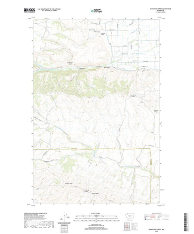 United States Geological Survey Manastash Creek, WA (2020, 24000-Scale) digital map