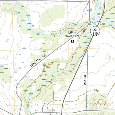 United States Geological Survey Manawa, WI (2022, 24000-Scale) digital map