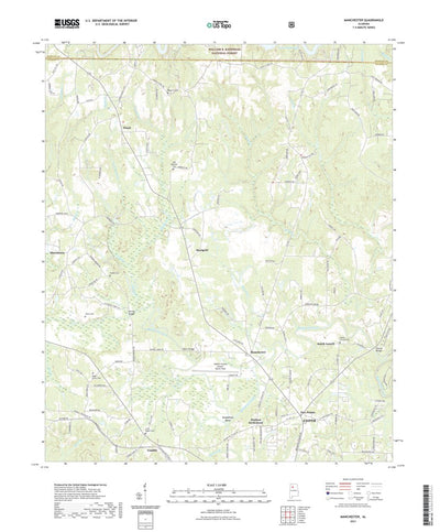 United States Geological Survey Manchester, AL (2021, 24000-Scale) digital map