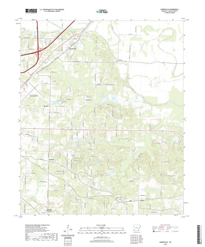 United States Geological Survey Mandeville, AR (2020, 24000-Scale) digital map