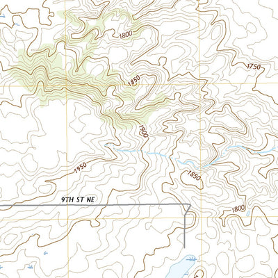 United States Geological Survey Manfred SW, ND (2020, 24000-Scale) digital map