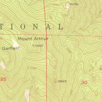 United States Geological Survey Manitou Springs, CO (1948, 24000-Scale) digital map