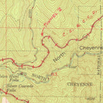 United States Geological Survey Manitou Springs, CO (1948, 24000-Scale) digital map