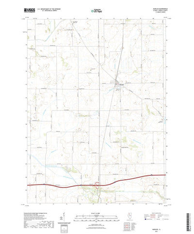 United States Geological Survey Manlius, IL (2021, 24000-Scale) digital map
