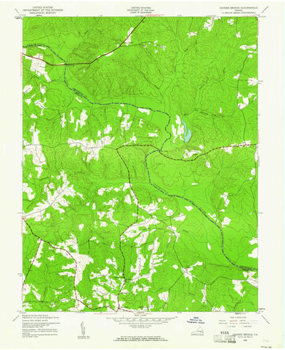 United States Geological Survey Mannboro, VA (1943, 24000-Scale) digital map