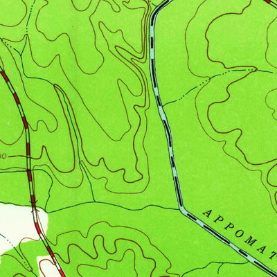 United States Geological Survey Mannboro, VA (1943, 24000-Scale) digital map
