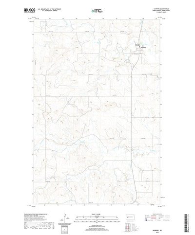 United States Geological Survey Manning, ND (2020, 24000-Scale) digital map