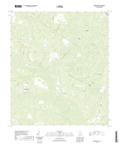 United States Geological Survey Manningtown, GA (2020, 24000-Scale) digital map