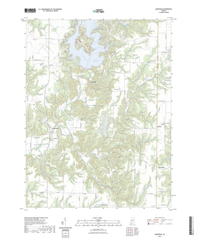 United States Geological Survey Mansfield, IN (2022, 24000-Scale) digital map
