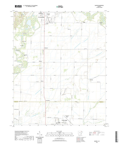 United States Geological Survey Manson, AR (2020, 24000-Scale) digital map