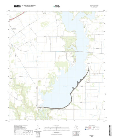 United States Geological Survey Manson, TX (2022, 24000-Scale) digital map