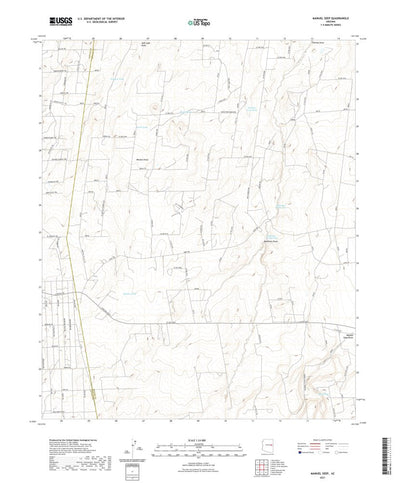 United States Geological Survey Manuel Seep, AZ (2021, 24000-Scale) digital map