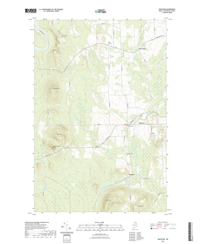 United States Geological Survey Mapleton, ME (2021, 24000-Scale) digital map