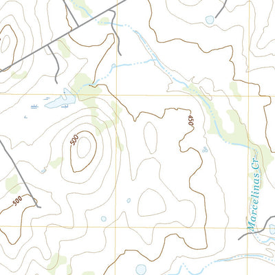 United States Geological Survey Marcelinas Hills, TX (2022, 24000-Scale) digital map