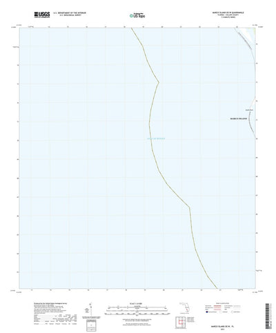 United States Geological Survey Marco Island OE W, FL (2021, 24000-Scale) digital map
